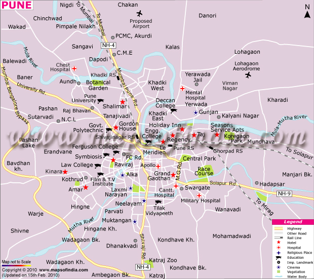 pune ciity carte